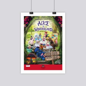 Plakat Gugg Kulturhaus: Alice im Wunderland